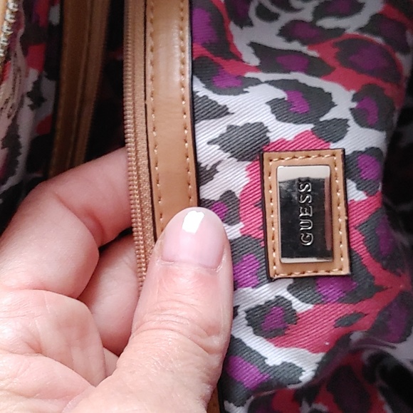 Guess Large Tote Bag Peach - Picture 7 of 12